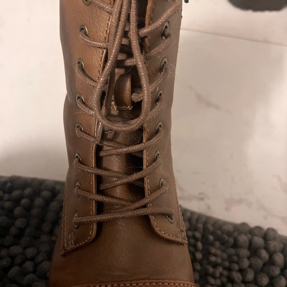 Sz 8w Brown Lace-Up Ankle Boots by Universal Thread - Picture 6 of 6
